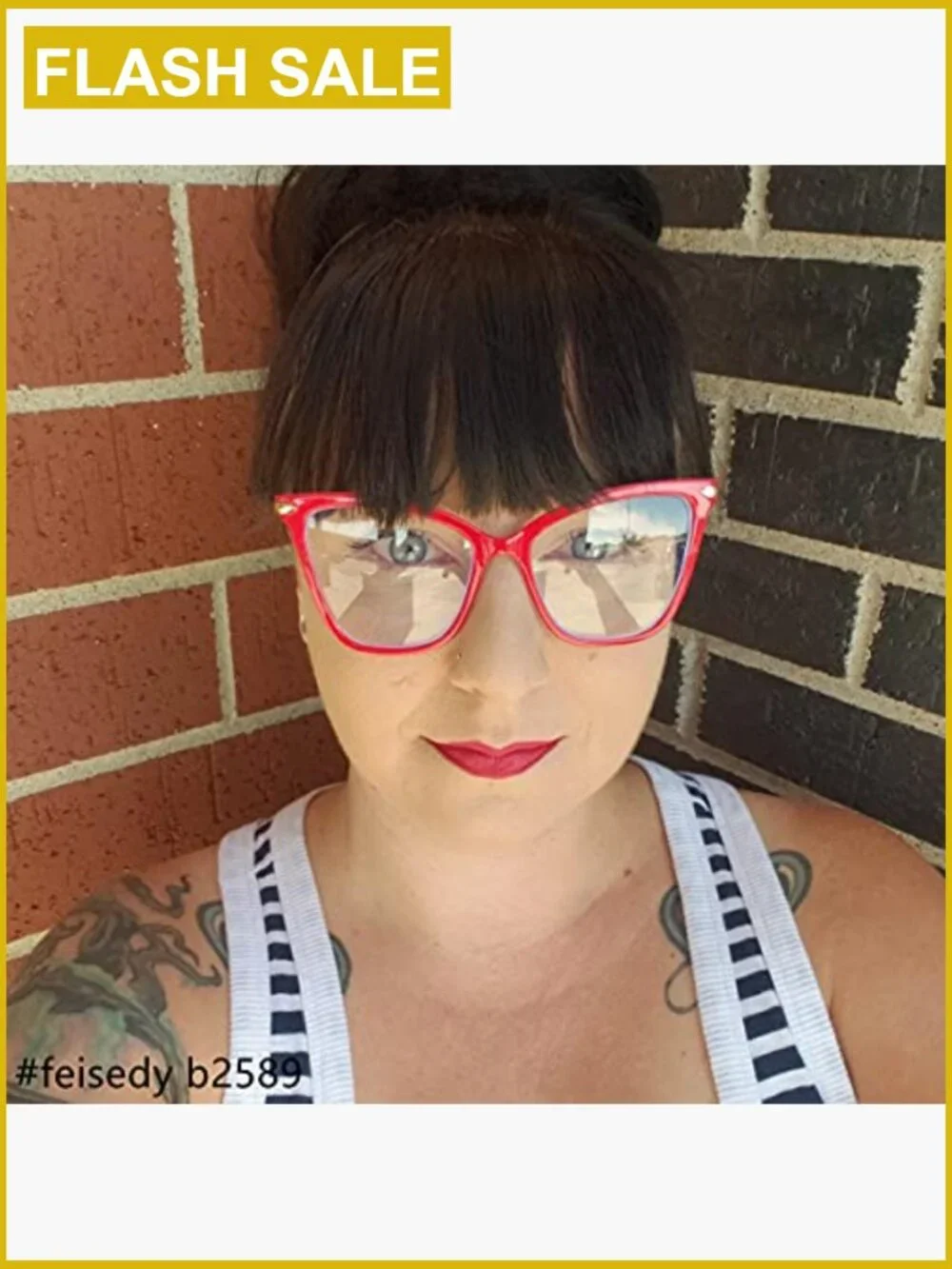 Oversized Cat Eye Blue Light Blocking Glasses